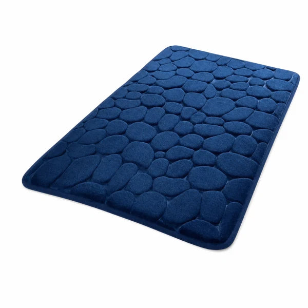 3D Non-Slip Cobblestone Embossed Bathroom Mat